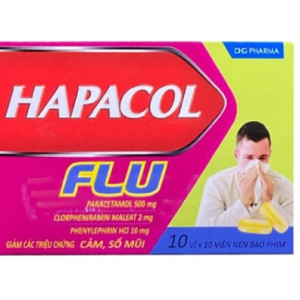 Hapacol Flu 500mg - hộp