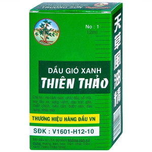 Dầu Gió Xanh Thiên Thảo - Lọ